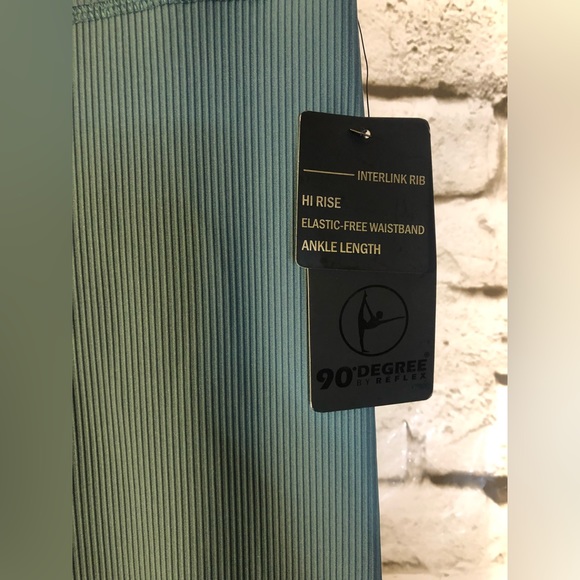 90 DEGREES BY REFLEX RIBBED LEGGINGS - Picture 5 of 8